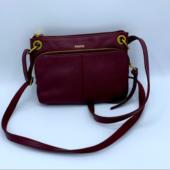 Fossil Karli Leather Crossbody Bag 